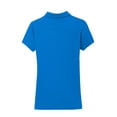thumbnail image 6 of Port Authority Adult Female Women Plain Short Sleeves Polo Skydiver Blue X-Small, 6 of 6