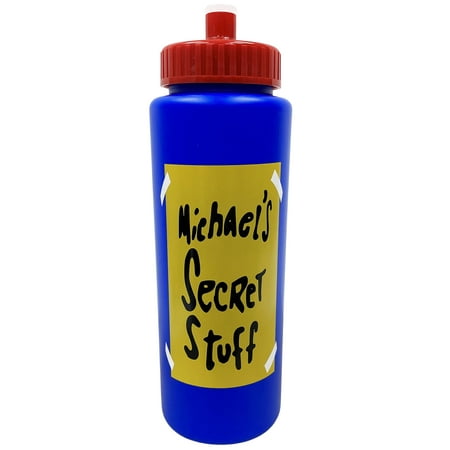 

Michael s Secret Stuff Water Bottle With GOLD Logo - 32 Oz.