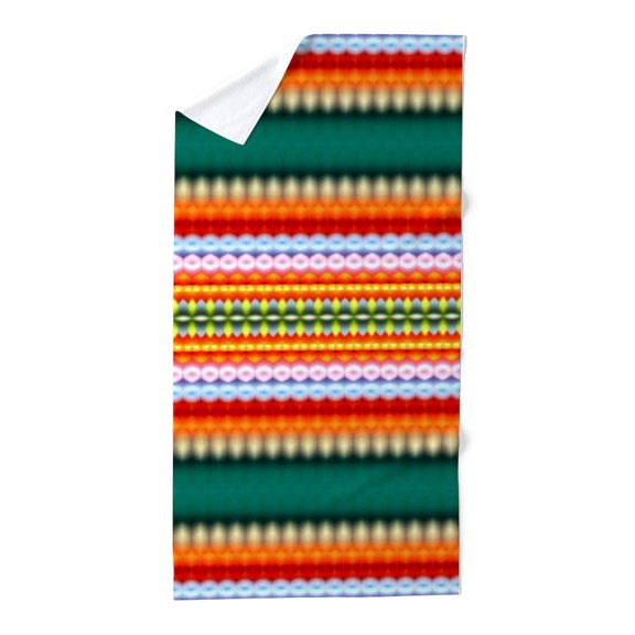 CafePress - Aztec Geometric Tribal Pattern - Large Beach Towel, Soft 30"x60" Towel with Unique Design