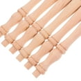 thumbnail image 3 of LABSERRON 6Pcs Khaki Wood Spindles for Staircase Indoor for and Furniture 11X0.7X0.7In, 3 of 8