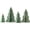 Mint Green, variant on Wiywef 3D Honeycomb Paper Christmas Trees Set of 4 - Tabletop Centerpiece Decor