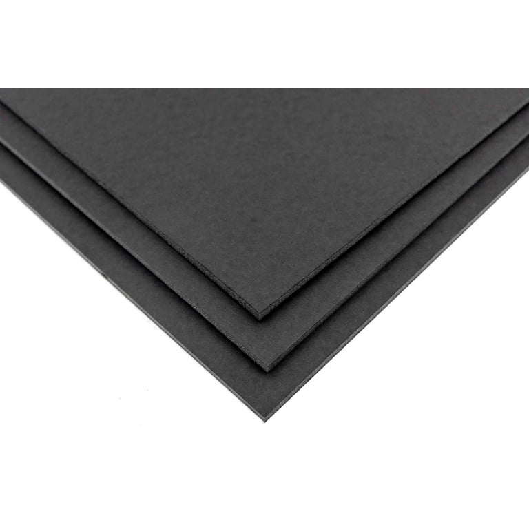 Foam Core Backing Board 3/16 Black 11x14- 5 Pack. Many Sizes