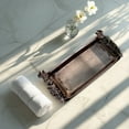 thumbnail image 2 of Decozen Bathroom Tray Rectangular Aluminium & Brass Finished,  Vanity Tray - The Gingko Collection, 2 of 10