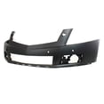 thumbnail image 2 of CAPA For 10 11 12 SRX Front Upper Bumper Cover w/Headlamp Washer Holes GM1000914, 2 of 5