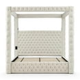 thumbnail image 6 of Better Home Products Dream Luxurious Velvet Canopy Bed with Speaker & USB Connection, 6 of 9