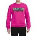 thumbnail image 2 of Wild Bobby Godfidence- Knowing I Can't But He Can Blue and Brown Cheetah Print Inspirational/Christian Unisex Crewneck Sweatshirt, Fuschia, Medium, 2 of 6