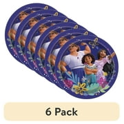 (6 pack) Disney Encanto Multicolor Paper Dessert Plates, 7in, 8ct
