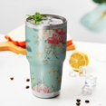 thumbnail image 3 of 30oz Pioneer Flower Tumblers Stainless Steel Tumbler with Lid and Straw,Vacuum Insulated Double Wall Travel Tumbler Cups Mug with Cleaning Brush for Coffee,Tea, 3 of 7