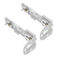 thumbnail image 4 of Miangastore 2Pcs Bead Roller Parts Curtain Track Brackets White ABS for Privacy Support and Light Blocking, 4 of 9
