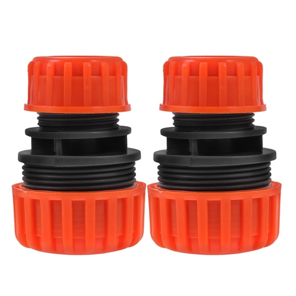 Miangastore 2pcs 1/2" to 3/4" Garden Hose Pipe Repair Menders Connectors Extend Adapters
