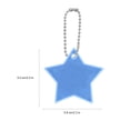 thumbnail image 2 of OUNONA 26Ud Llavero Reflectante Estrella Colgante Para Ropa Y, 2 of 6