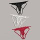 thumbnail image 5 of Lencería sexy para mujer YONGSHENG 3 piezas tanga abierta de encaje Talla regular, 5 of 5