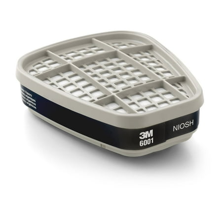 3M 6001 Organic Vapor Cartridge, 2/Pkg.