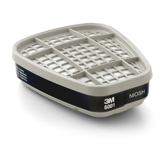 3M 6001 Organic Vapor Cartridge, 2/Pkg.