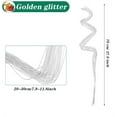 thumbnail image 3 of Duslogis 30 Pcs Curly Ting Branches Ting Ting Branches Glitter Branches Vase Filler Floral Crafts Home Decoration for Home Office Party Hotel Restaurant Patio or Yard Decoration (White), 3 of 7