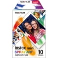 thumbnail image 2 of FUJIFILM INSTAX MINI Spray Art Instant Film (50 Exposures) + Microfiber Cleaning Cloth, 2 of 3