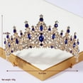 thumbnail image 2 of OUSITAID Rose Gold Tiara and Crown for Women Crystal Queen Crowns Rhinestone Princess Tiaras for Girl Bride Wedding Hair Accessories for Bridal Birthday Party Prom Halloween Cos-play Costume Christmas, 2 of 6