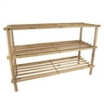 thumbnail image 2 of Home Basics 3-Tier Wooden Shoe Rack, Cherry (2 Pack), 2 of 5