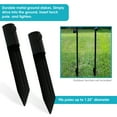 thumbnail image 2 of Sunnydaze Black Steel Outdoor Lawn Torch Stakes (4 Count), 2 of 7