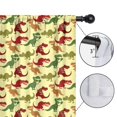 thumbnail image 4 of Blackout Kids Curtains,Yellow Cartoon Dinosaurs Pattern Childrens Insulated Curtains Set Of 2,Bedroom Essentials,Toddler Room Decor 42"x84", 4 of 5