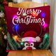 thumbnail image 5 of Funda de cojín navideña de 45 x 45 cm con luz LED, decoración alegre para el hogar, regalos de Navidad, Año Nuevo 2023, 5 of 5