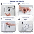 thumbnail image 2 of VIVO Height Adjustable VESA Adapter Accessory Bracket Kit for Computer Monitor, 2 of 8