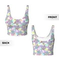 thumbnail image 5 of Lsque Sea Turtles Printed Women'S Sports Bra, Compression, Moisture Wicking, High-Impact Sports Bra For Women,Supportive sports bra-Large, 5 of 9