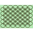 thumbnail image 1 of Ahgly Company Machine Washable Indoor Rectangle Transitional Fern Green Area Rugs, 2' x 3', 1 of 7