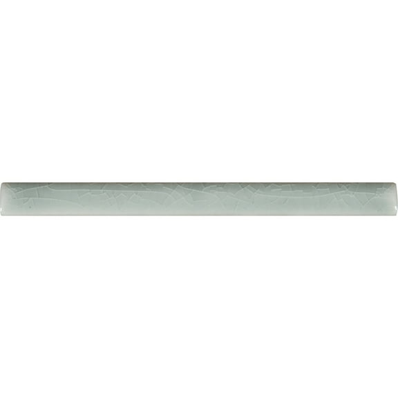Morning Fog Quarter Round Molding 5/8 in. x 6 in. Glazed Ceramic Wall Tile (2.5 lin. ft. / case)