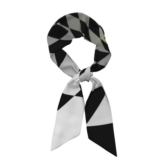 Cauagu 3D Vortex Illusion Pattern Scarf for Women,Neck Scarf Women's Wrap Scarf Head Shawl Long Scarf Accessory Scarf Fall Gift