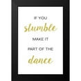 thumbnail image 2 of McFarland, Leslie 17x24 Black Modern Framed Museum Art Print Titled - If You Stumble Dance, 2 of 5