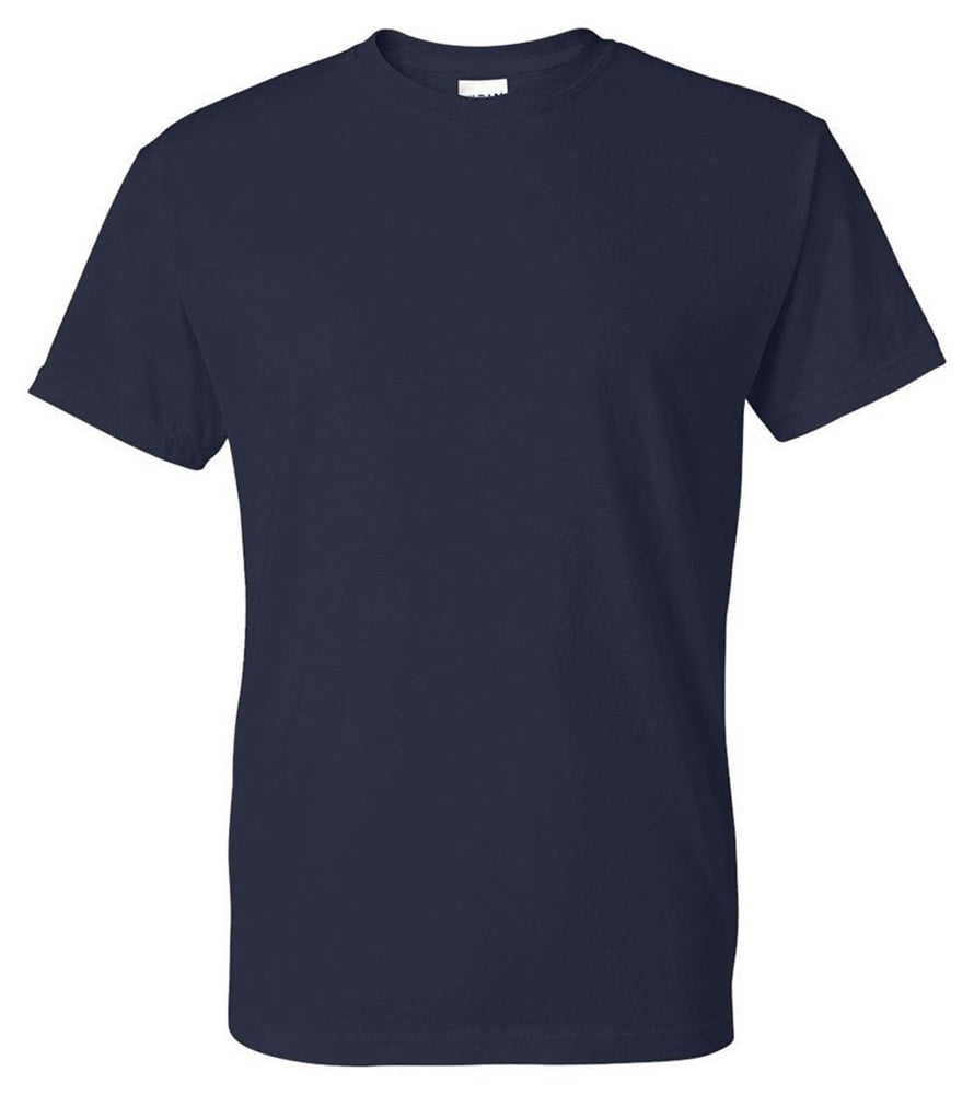 Gildan G8000 DryBlend Adult Short Sleeve T-Shirt -Navy-4X-Large ...