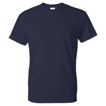 Gildan Ultra Blend 50/50 Plain T-Shirt – Navy Blue, Short Sleeve, Unisex (Men's Sizes)