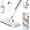 95cm, variant on Use Any Old Cloth The Smart Tooth-Grip Mop, 360° Hands Free Multi Purpose Flat Mop, Lazy Mops Automatic Gripping with Clip and 2 Absorbent Cloths, Snap Grip Mini Mops for Walls Floors Ceilings (95cm)