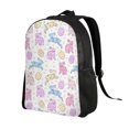 thumbnail image 2 of Disketp Easter Colorful Rabbit Mochila Unisex de Apertura Lateral Completa, Mochila para Laptop para Escuela, Trabajo y Viajes, 2 of 8