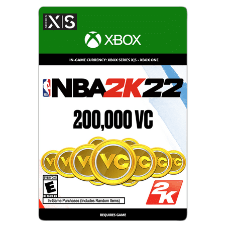 NBA 2K22: 200,000 VC, Take-Two 2K, Xbox [Digital Download]