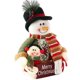 thumbnail image 3 of 2025 Santa Claus Family Portrait Snowman Christmas Decoration 30cm, 3 of 5