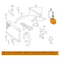 thumbnail image 3 of For 02-03 ES300, Camry V6 Coolant Reservoir Overflow Bottle Expansion Tank w/Cap, 3 of 5