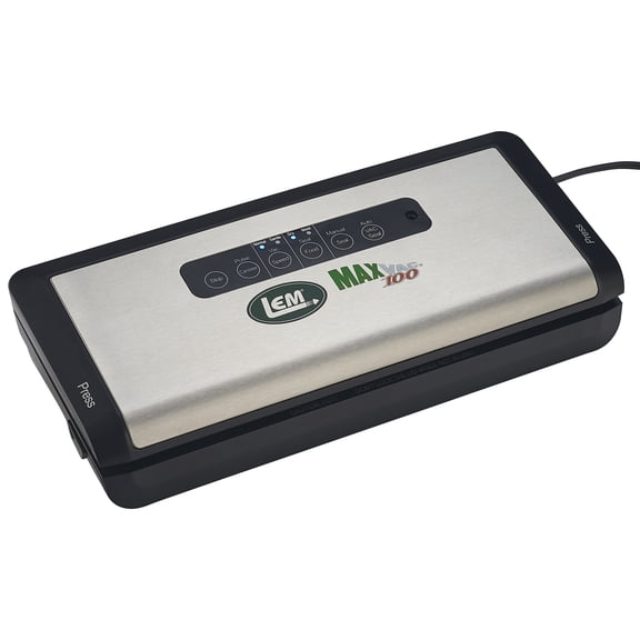 LEM MaxVac Vacuum Sealer, Black with 22.4Hg Pump
