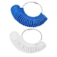 thumbnail image 1 of 2x herramienta de medición de calibre de tamaño de calibre de plástico 27 ​​piezas + azul Yuyangstore Medidor de medición de anillo, 1 of 8