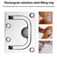 thumbnail image 5 of PENIKOKO Marine Flush Pull Handle Set, Stainless Steel Hatch Latch for Boat, Modern Furniture Hardware, 5 of 8