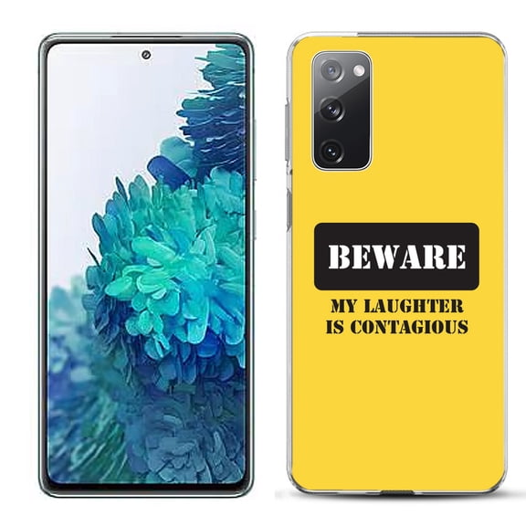 Slim-Fit Gel TPU Phone Case for Samsung Galaxy S20 FE 5G Fan Edition, by OneToughShield ® - Laughter