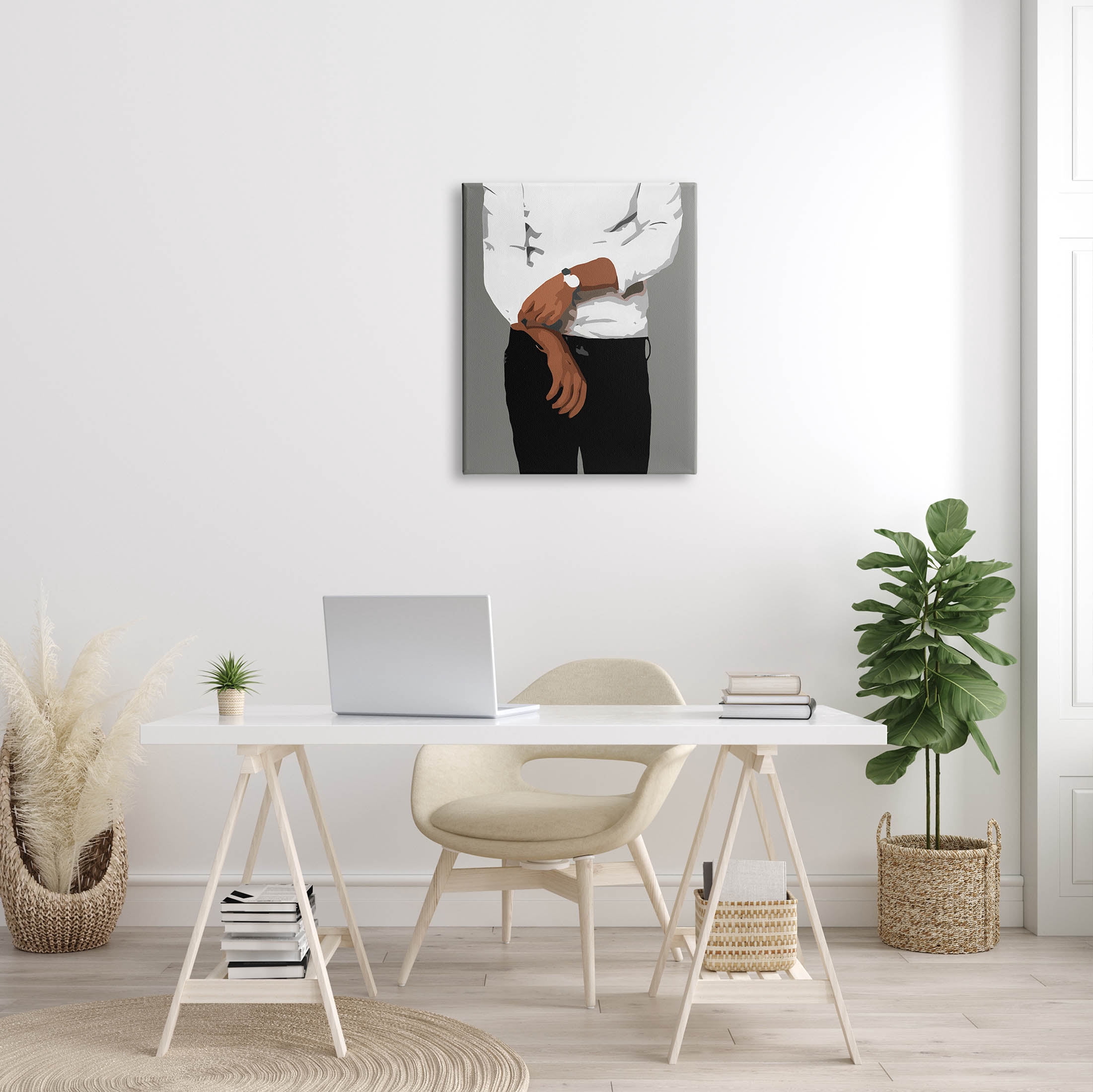 Stupell Industries Stylish Man Chic Outfit Graphic Art Gallery Wrapped Canvas Print Wall Art, Design by Beth Ann Lawson