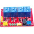 thumbnail image 4 of DC 12V 4-Channel Relay Module Optocoupler Isolation High-Low Level Trigger Optional for SCM Expansion Board TTL PLC Control (DC 12V), 4 of 8