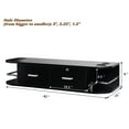 thumbnail image 6 of RESHABLE Modern Wall-Mounted Salon Station Barber Cabinet with Locking Drawer Storage Table for Hair Stylist Black, 6 of 10