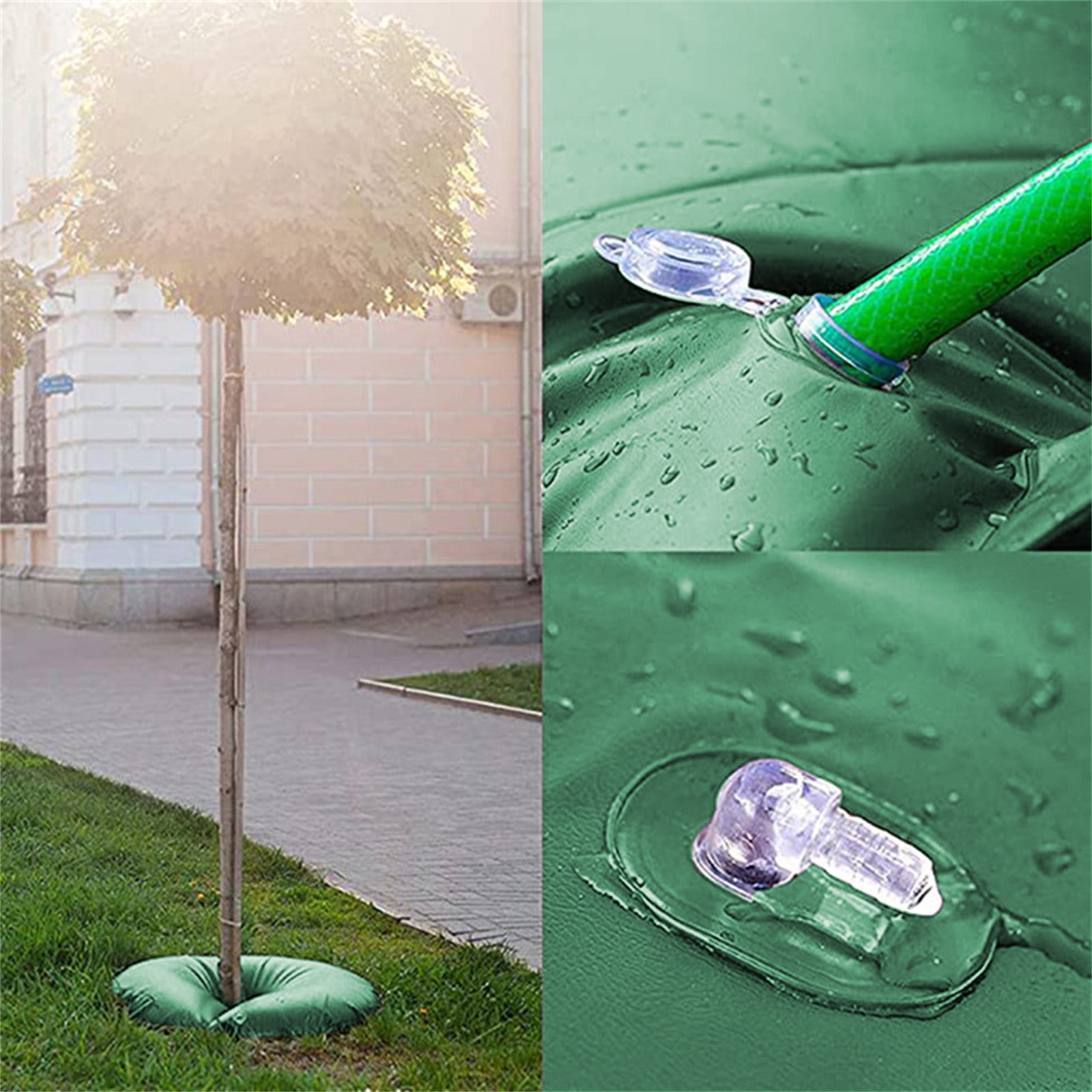 JilgTeok 5 Packs Tree Watering Ring Bag Automatic Drip Irrigation Ring Watering Bags Slow Release Water Bags for Trees Planting