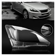 thumbnail image 2 of Car Headlight Covers for Lexus IS250 IS300 IS350 2006-2012,Car Front Headlight Lens Waterproof Clear Shell Cover,Car Accessories,A/Left and Right, 2 of 4