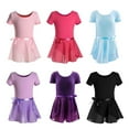 thumbnail image 5 of Gyratedream Toddler Girls Long Sleeve Ballet Leotards Dresses Dance Skirt Gymnastic Ballerina Outfit Dress, 5 of 5