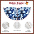 thumbnail image 3 of Sikiie Evil Eye Nativity Christmas Tree Skirt, Jesus Christian Winter Holiday Tree Mat Decoration(30-48IN)30", 3 of 6