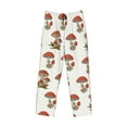 thumbnail image 6 of Uemuo Mushroom Pattern Men's Wide Leg Palazzo Lounge Pants with Pockets Light Weight Loose Comfy Casual Pajama Pants-X-Large, 6 of 9